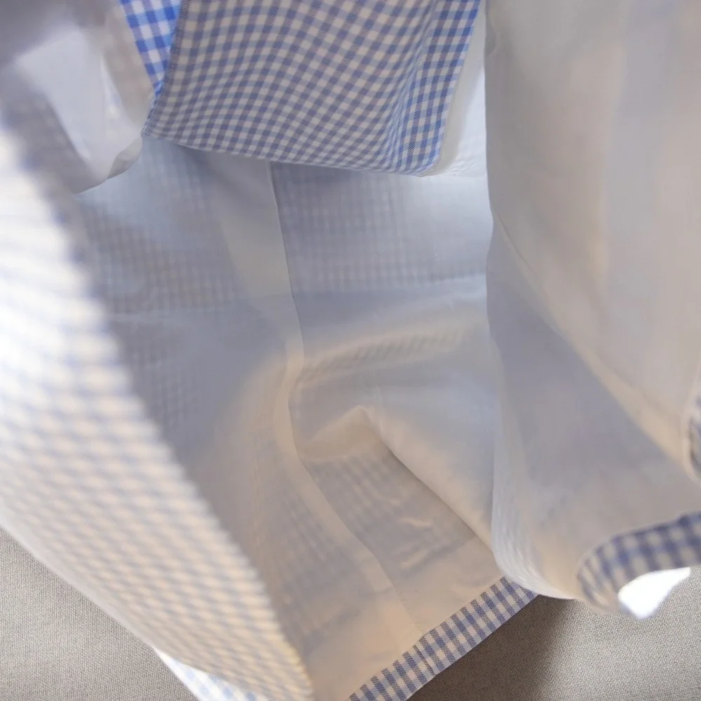 NEW Brooks Brothers Gingham Double Breasted 3/4 Sleeve Women Jacket 12 Office